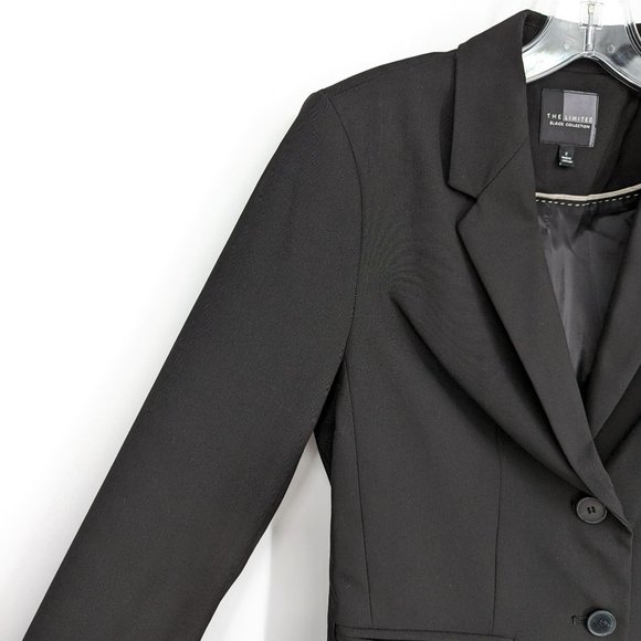 The Limited Blazer 2 Black Collection Professional Two Button Surgeon Cuff Lined - Picture 3 of 13